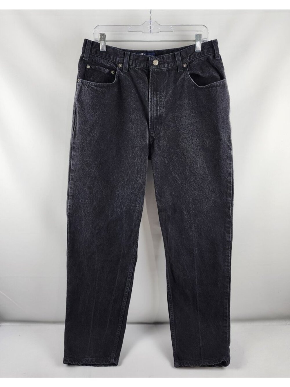 Old Navy Jeans Mens 36x31 Black Embroidered Label Jeans Denim